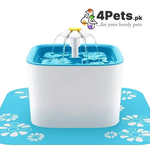 Flower Water Fountain For Cat