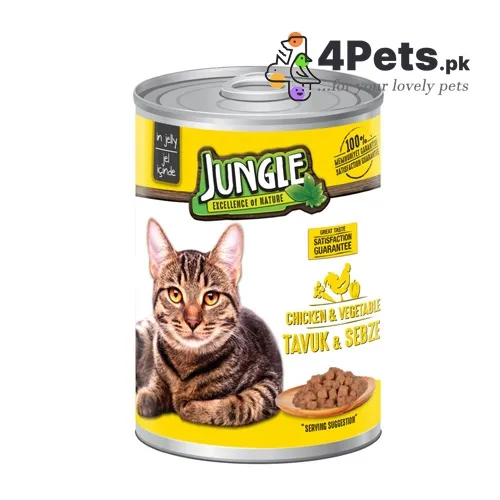 Jungle Cats Chicken Tin