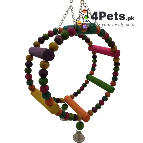 Parrot Toy Wheel Swing