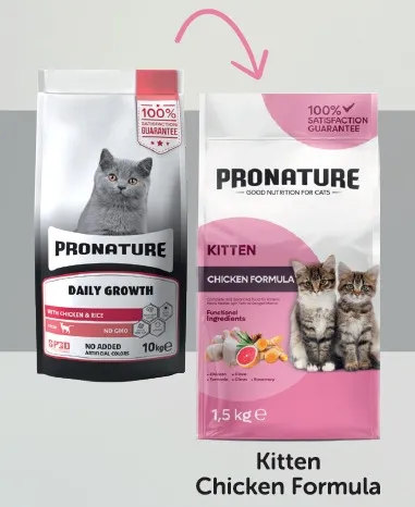 Pronature Kitten Food Chicken Formula 1.5kg